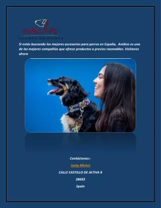 Compra accesorios para perros en España | amikos.es