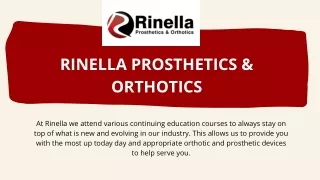 Artificial Leg Fitting by Rinella Prosthetics & Orthotics