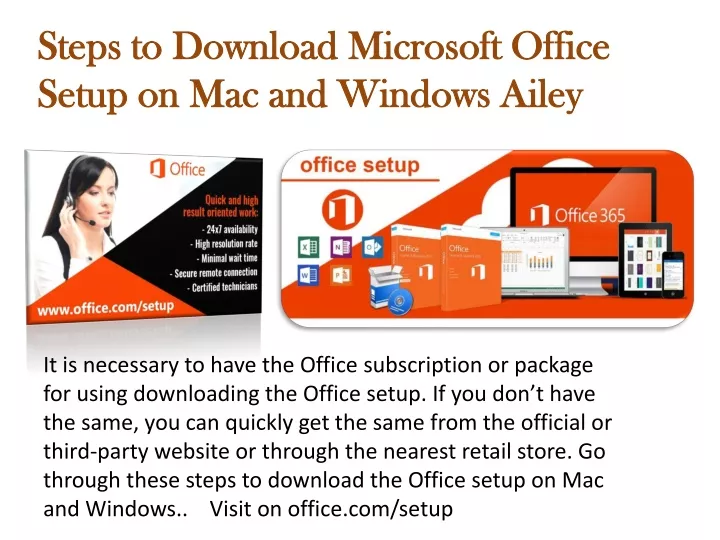 steps to download microsoft office setup