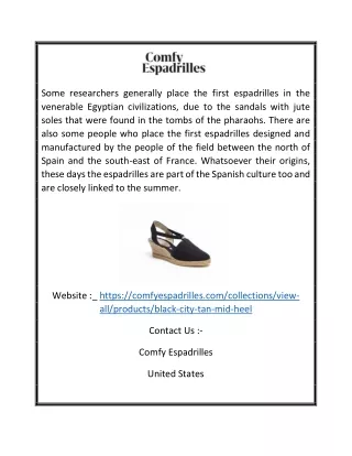 Women's Espadrille Black Shoes | Comfyespadrilles.com