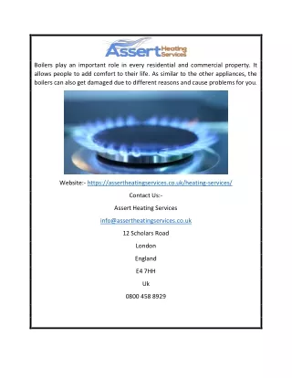 Heating Services London | Assertheatingservices.co.uk