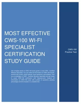 most effective cws 100 wi fi specialist
