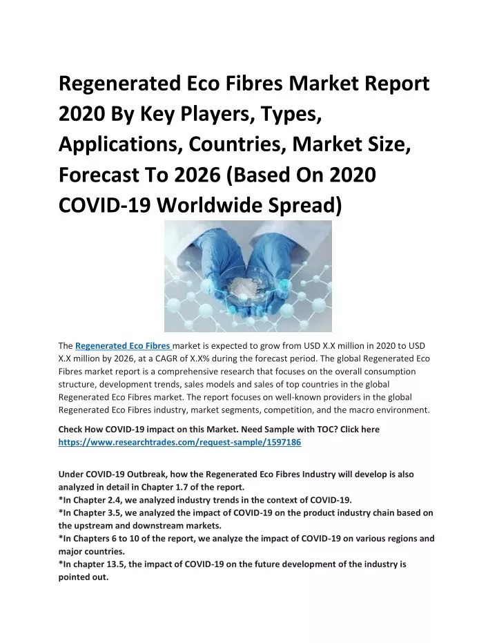 regenerated eco fibres market report 2020