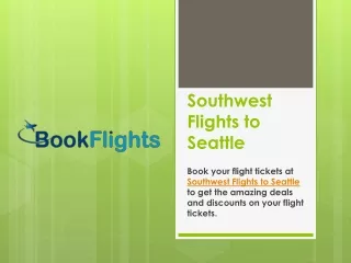 southwest flights to seattle