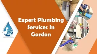 Expert Plumbing Services In Gordon