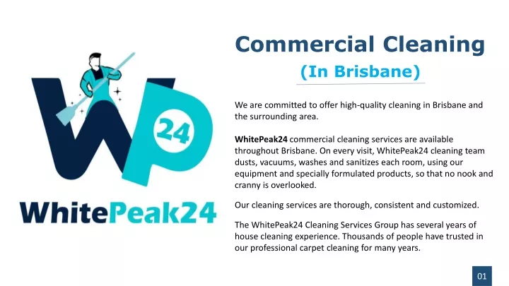 we are committed to offer high quality cleaning