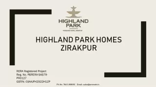 Luxury Apartments in Zirakpur - Highland Park