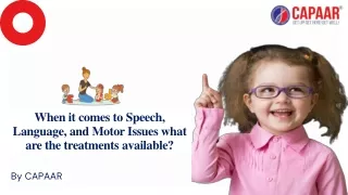 Speech and Language Therapy Centre in Bangalore.