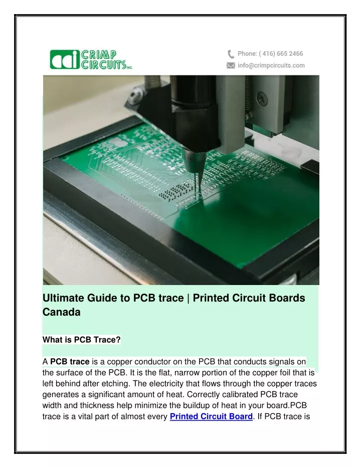 ultimate guide to pcb trace printed circuit
