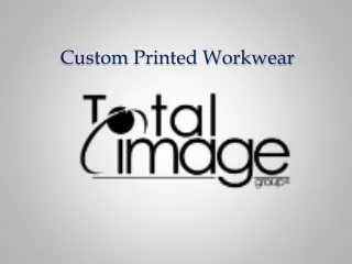 custom printed workwear