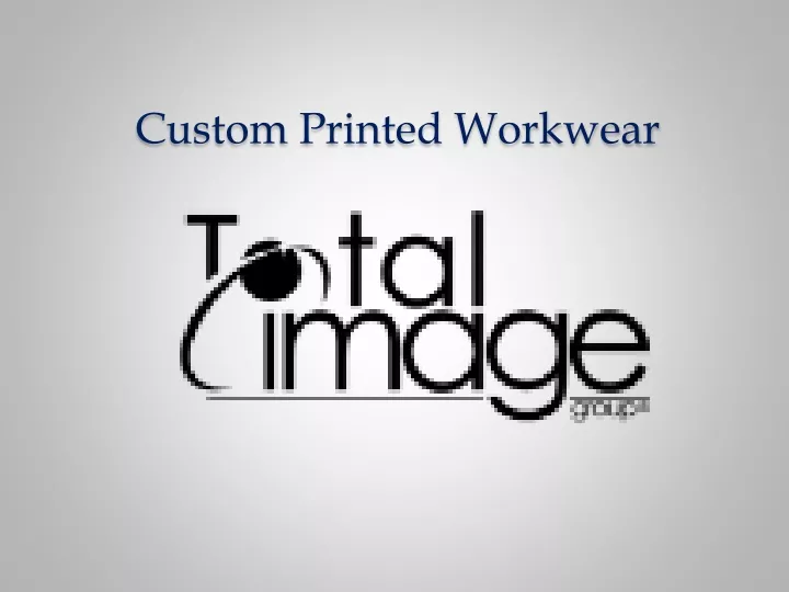 custom printed workwear