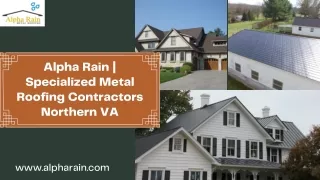 alpha rain specialized metal roofing contractors