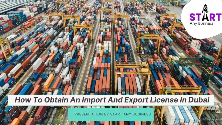 how to obtain an import and export license