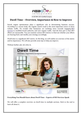 dwell time overview importance how to improve
