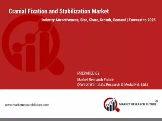 Cranial Fixation and Stabilization Market, Segmental & Regional Share Analysis | Forecast – 2025