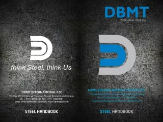 DBMT STEEL Handbook