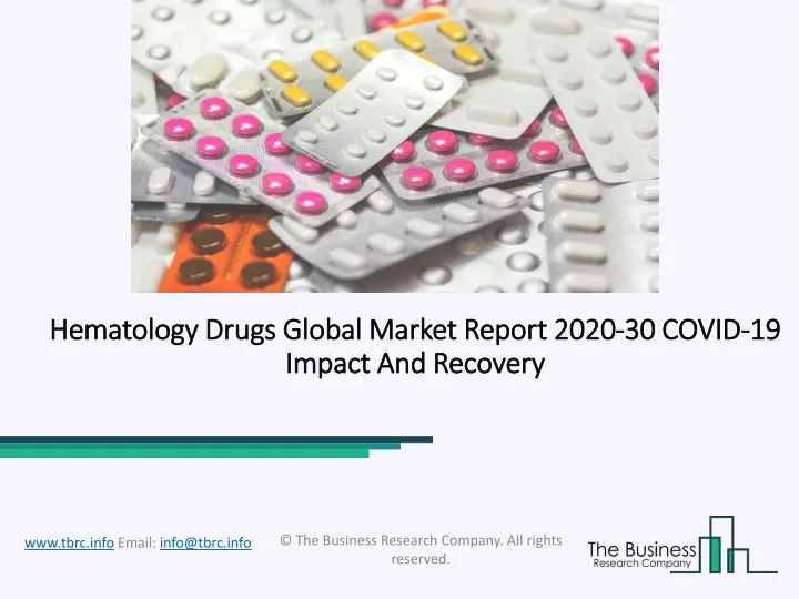 hematology drugs global market report 2020 30 covid 19 impact and recovery