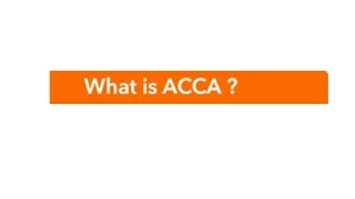 What is ACCA