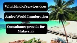 What kind of services AWS provide for Malaysia?