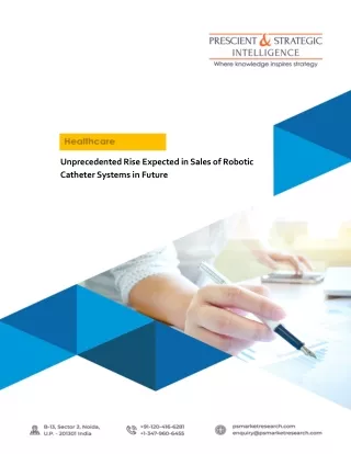 unprecedented rise expected in sales of robotic