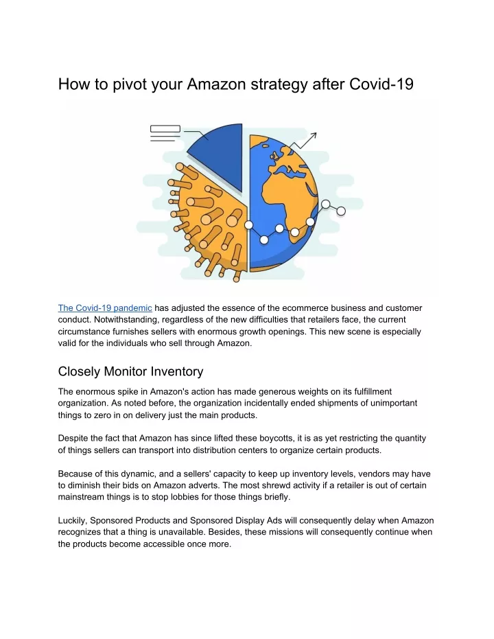 how to pivot your amazon strategy after covid 19