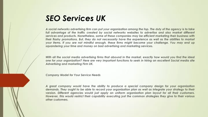 seo services uk