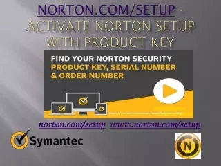 Norton.com/setup - Activate Norton Setup with Product Key