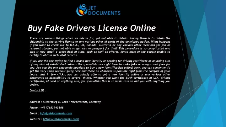 buy fake drivers license online