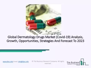 global dermatology drugs market global