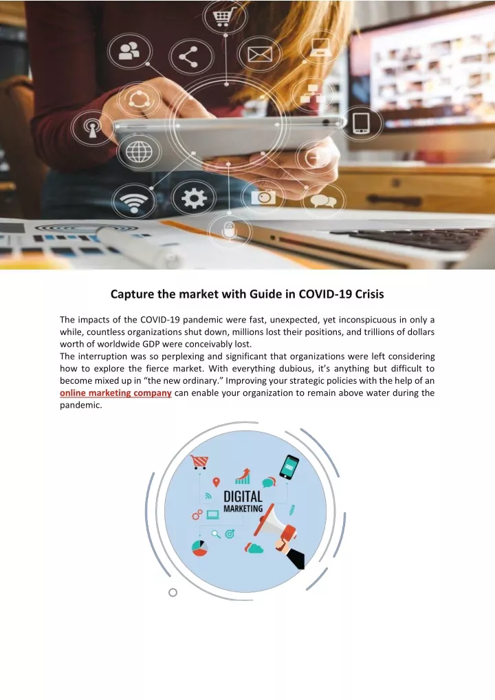 capture the market with guide in covid 19 crisis