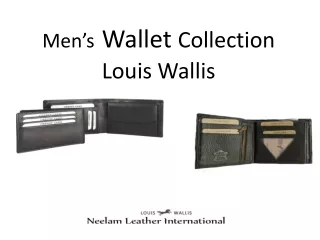 Leather Men's wallet