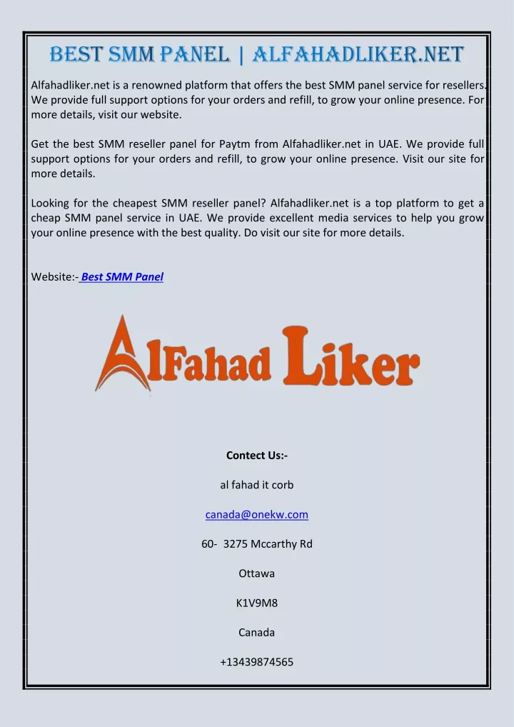 alfahadliker net is a renowned platform that