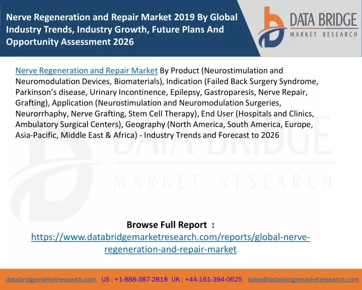 nerve regeneration and repair market 2019