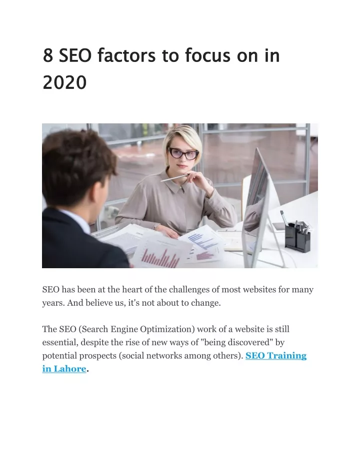 8 seo factors to focus on in 2020