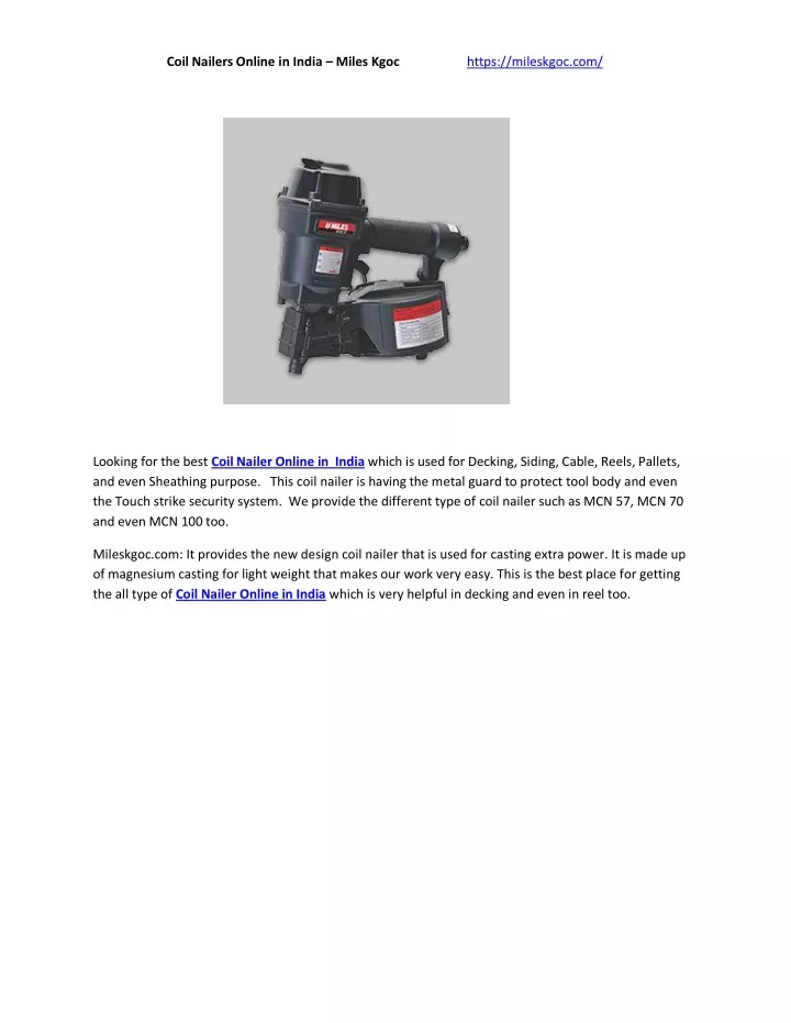 coil nailers online in india miles kgoc https
