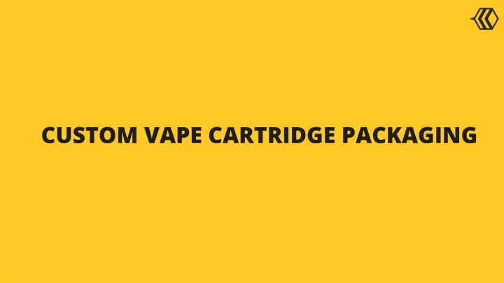 custom vape cartridge packaging