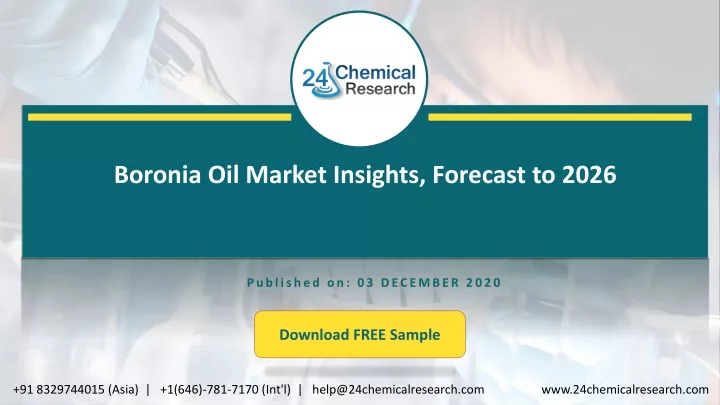 boronia oil market insights forecast to 2026