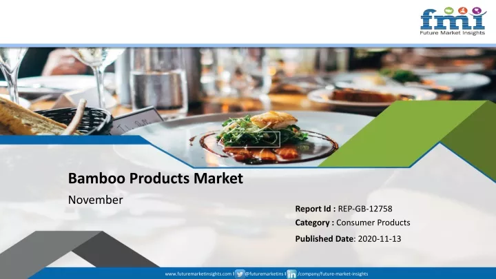 bamboo products market