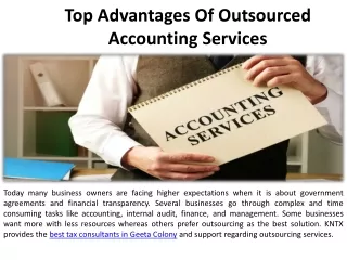 Latest An Advantages Of Outsourced Accounting Services
