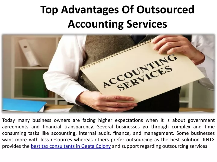 top advantages of outsourced accounting services