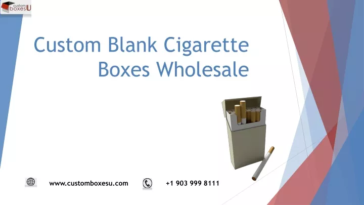 custom blank cigarette boxes wholesale