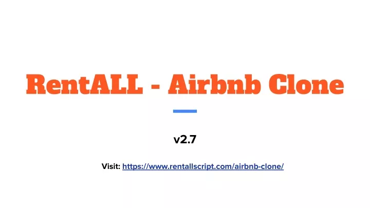 rentall airbnb clone