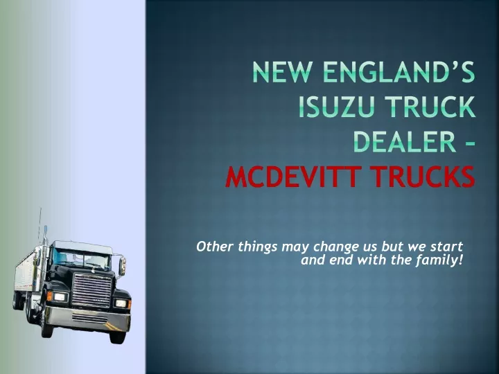 new england s isuzu truck dealer mcdevitt trucks