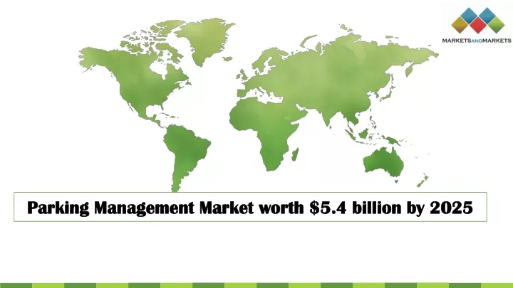 parking management market worth 5 4 billion