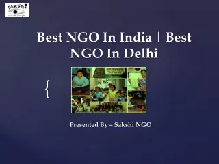Best NGO In India | Best NGO In Delhi