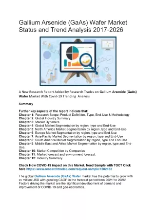 gallium arsenide gaas wafer market status