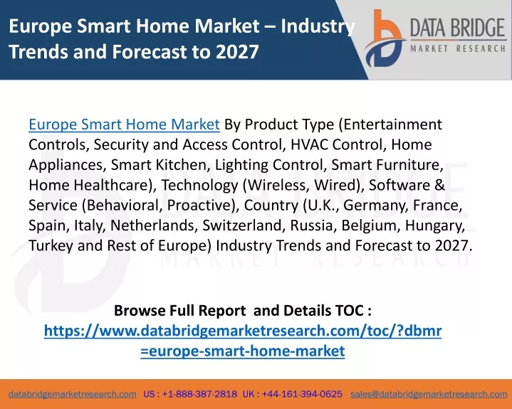 europe smart home market industry trends