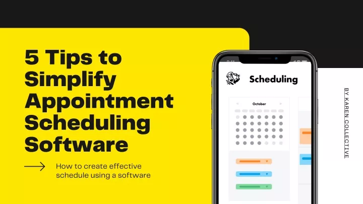 5 tips to simplify appointment scheduling software