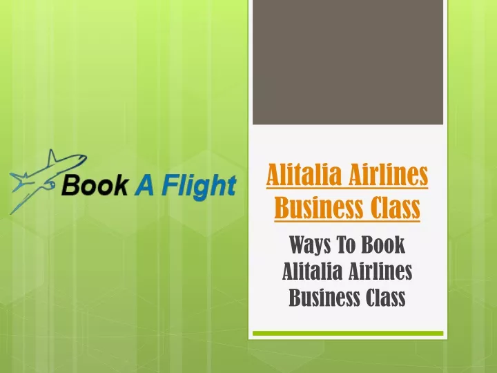 alitalia airlines business class