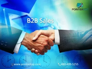 Developing and refining your B2B sales process by our tool | POINTERTOP